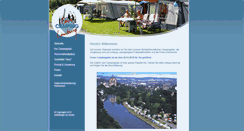 Desktop Screenshot of lahncamping.de